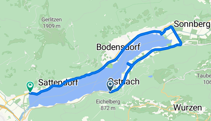 Ostriach, Ossiach - Ossiacher See Straße, Treffen am Ossiacher See