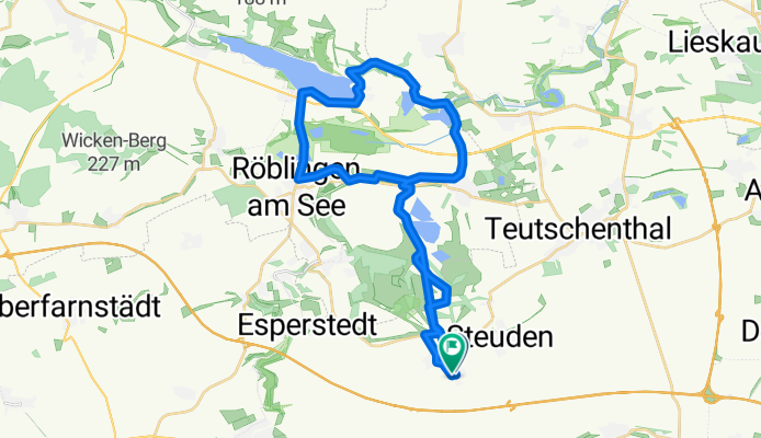 Straße der deutschen Einheit nach Mühlweg