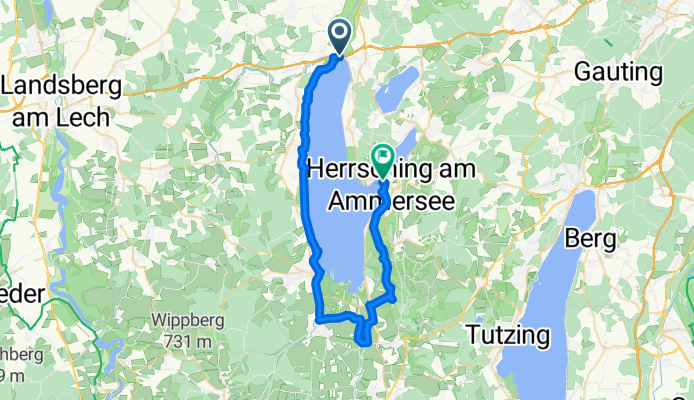 Landsberger Straße nach Rieder Straße