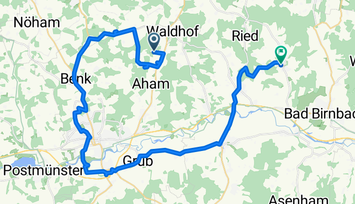 Straße Ohne Straßennamen nach Obertattenbach