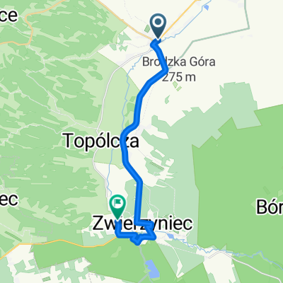 Zamojska, Szczebrzeszyn do Folwarczna, Zwierzyniec