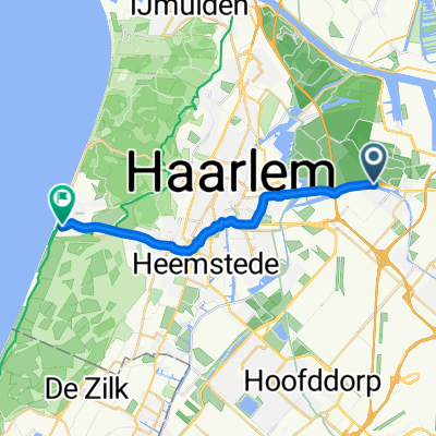 Zwanenburgerdijk, Zwanenburg naar Oosterparkstraat, Zandvoort