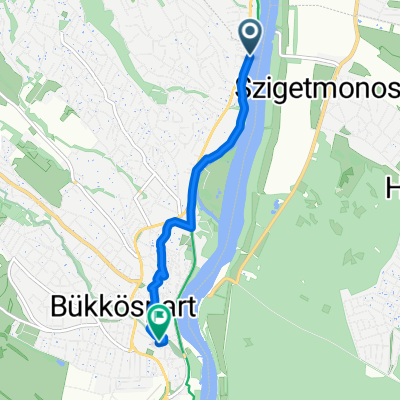 11308-as mellékút, Leányfalu à Római várkert utca, Szentendre