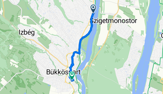 11308-as mellékút, Leányfalu à Római várkert utca, Szentendre