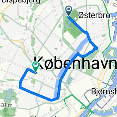 Jagtvej, København Ø to Bülowsvej, Frederiksberg C