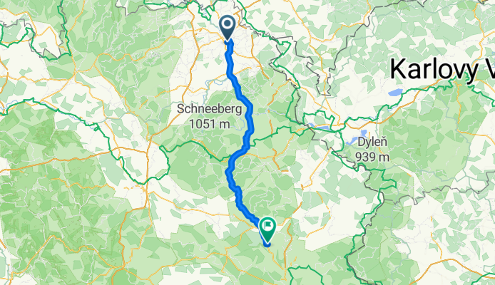 Fahrradtour von Hof Hbf, 95028, Hof - Tag 1