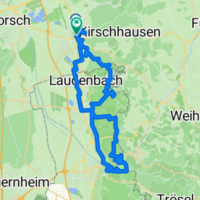 Darmstädter Straße, Heppenheim (Bergstraße) nach Darmstädter Straße, Heppenheim (Bergstraße)