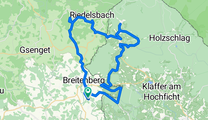 Schwarzenberg,  Oberschwarzenberg, Riedelsbach, Klafferstrass