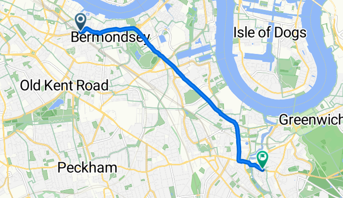 Sweeney Crescent, London to Blackheath Road, London