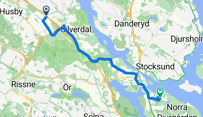 Svalgången, Sollentuna to Forskarbacken, Stockholm