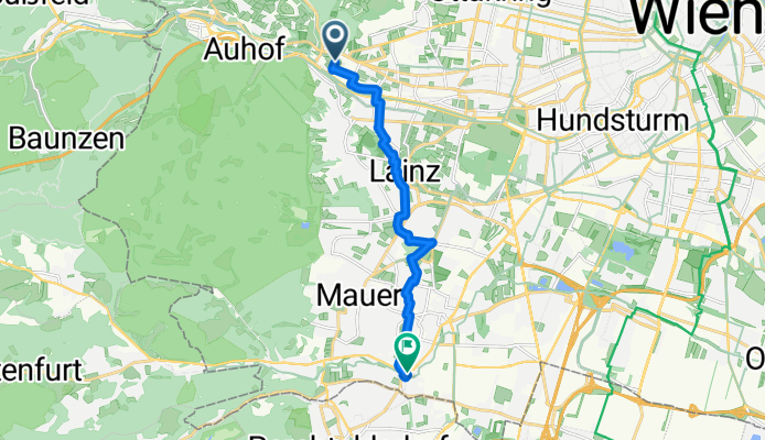 Rettichgasse nach Liesinger Platz 1A