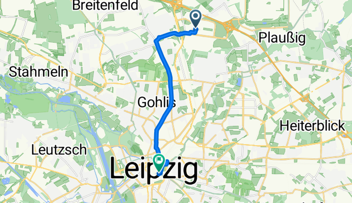Messe-Allee, Leipzig nach Nikolaistraße, Leipzig