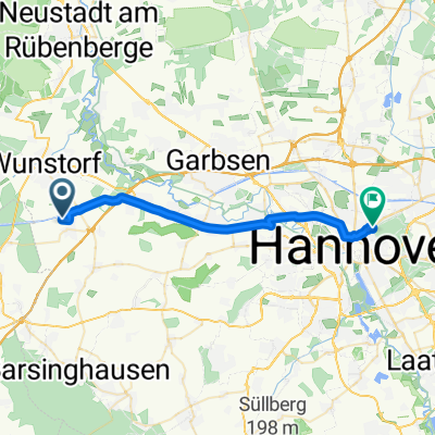 Wunstorf nach Podbielskistraße, Hannover