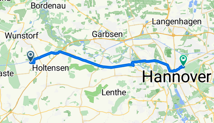 Wunstorf nach Podbielskistraße, Hannover
