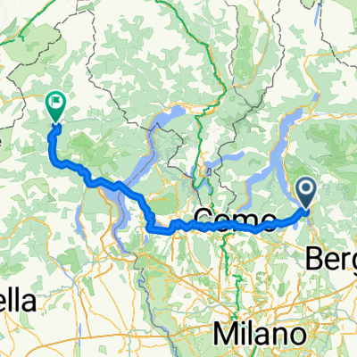 Via Salvatore Sassi, Lecco nach Via Guglielmo Marconi, Domodossola