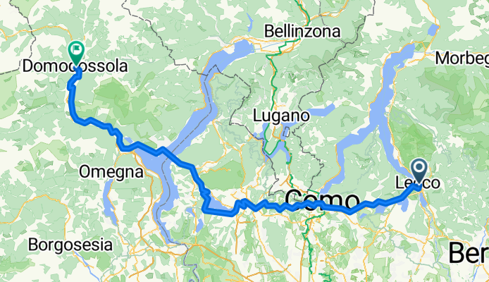 Via Salvatore Sassi, Lecco nach Via Guglielmo Marconi, Domodossola