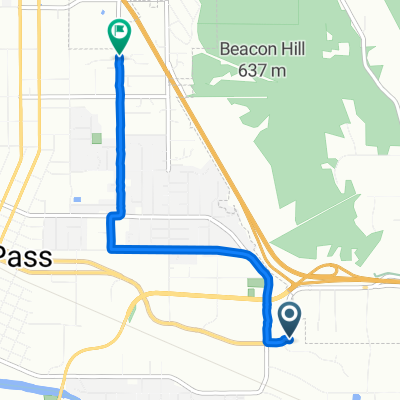 NE Foothill Blvd, Grants Pass to NE Tenth St, Grants Pass