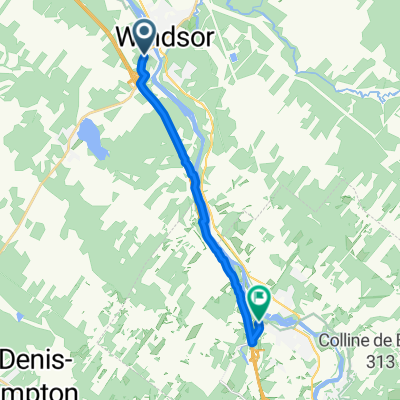 De Rue Valiquette à Rue Lavoie