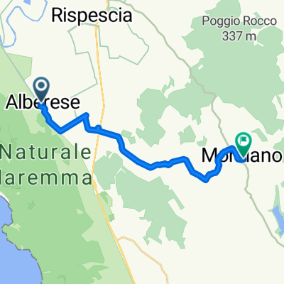 Route to Montiano