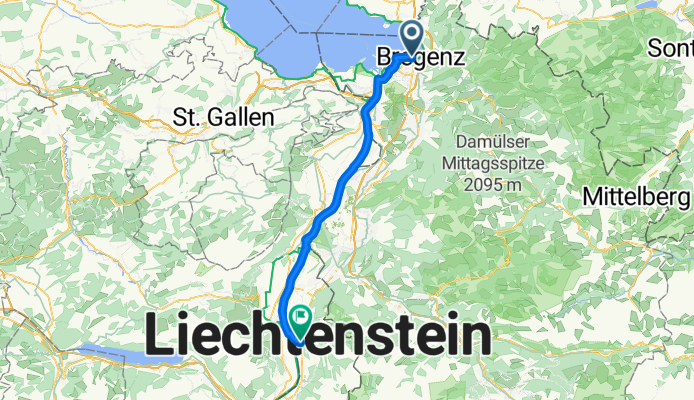 47.504, 9.732 nach 47.140, 9.523