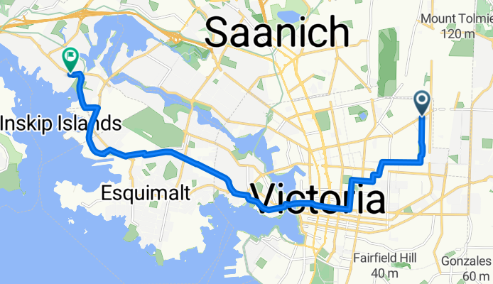 Hillside Ave, Victoria to Fenton Rd, View Royal