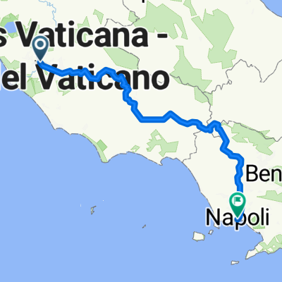 Via Celio Vibenna, Rome à Piazza Municipio, Naples