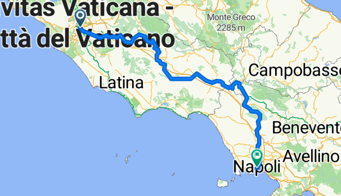 Via Celio Vibenna, Rome à Piazza Municipio, Naples