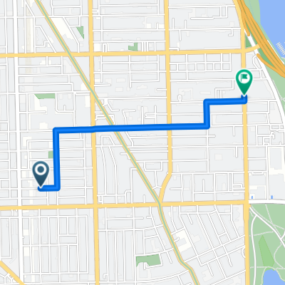 W Wolfram St, Chicago to N Sheridan Rd, Chicago