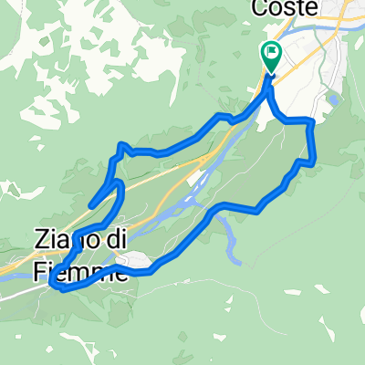 Da Via Paolo Oss Mazzurana a Via Paolo Oss Mazzurana