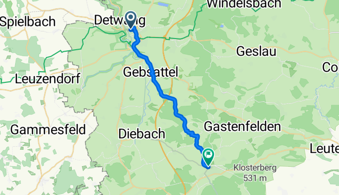 From Rothenburg ob der Tauber to Schillingsfürst