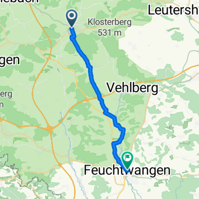 From Schillingsfürst to Feuchtwangen