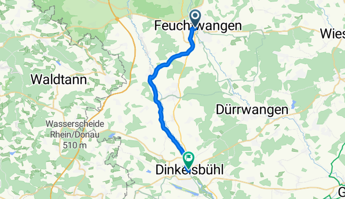 From Feuchtwangen to Dinkelsbühl