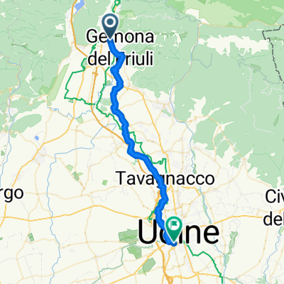 Von Gemona del Friuli bis Udine