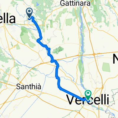 Da Vercelli a Cossato