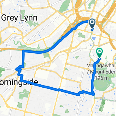 Khyber Pass Rd, Auckland to Normanby Rd, Auckland