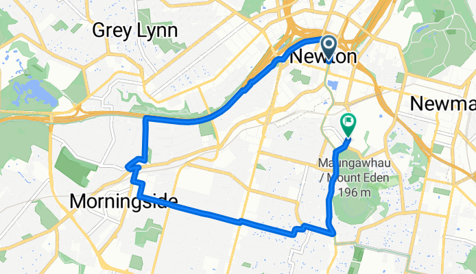 Khyber Pass Rd, Auckland to Normanby Rd, Auckland