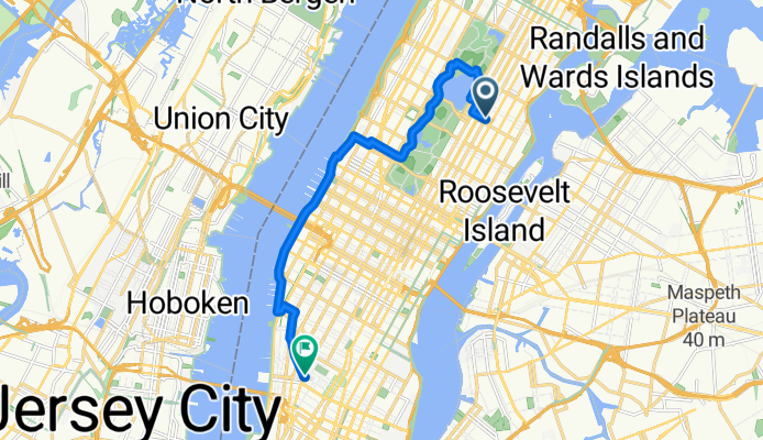 E 87th St, New York to Sullivan St, New York