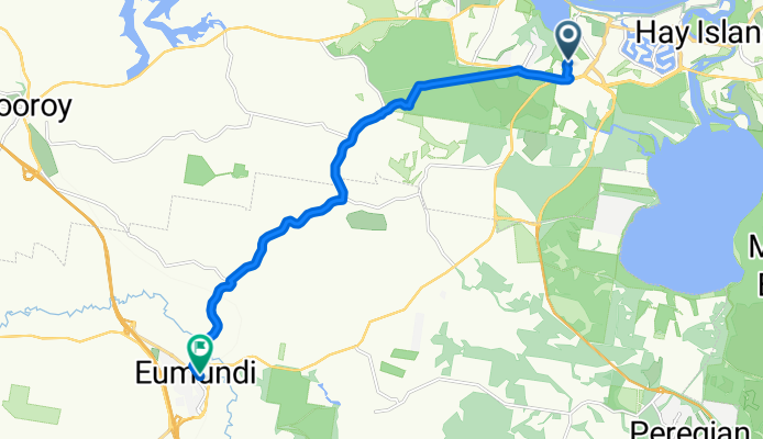 Route to Eumundi Markets Coach Parking