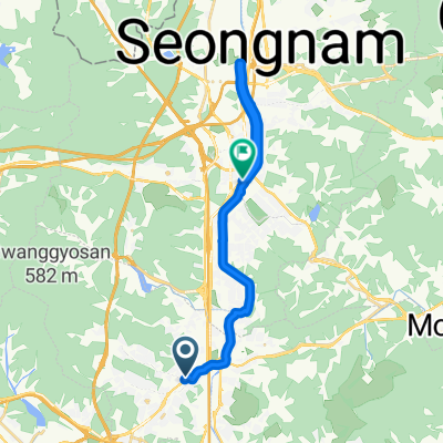 풍덕천동, 용인시에서 분당로, 성남시까지