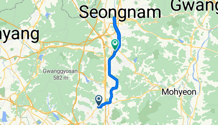 풍덕천동, 용인시에서 분당로, 성남시까지