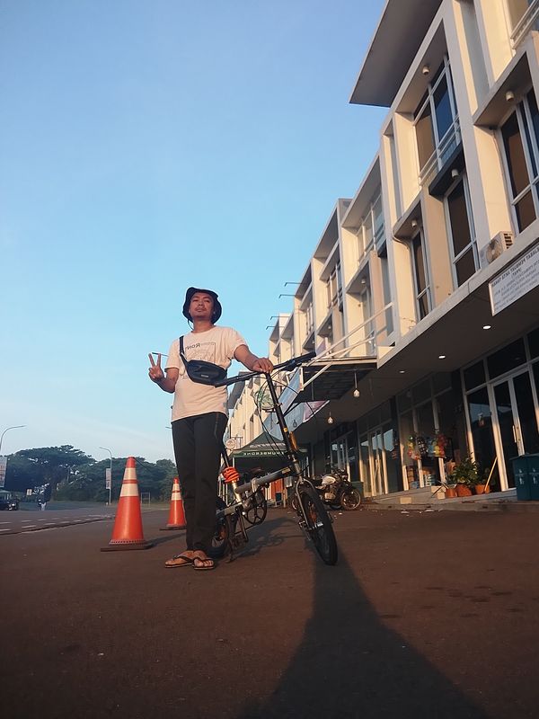 jajal sepeda lipat teteh
