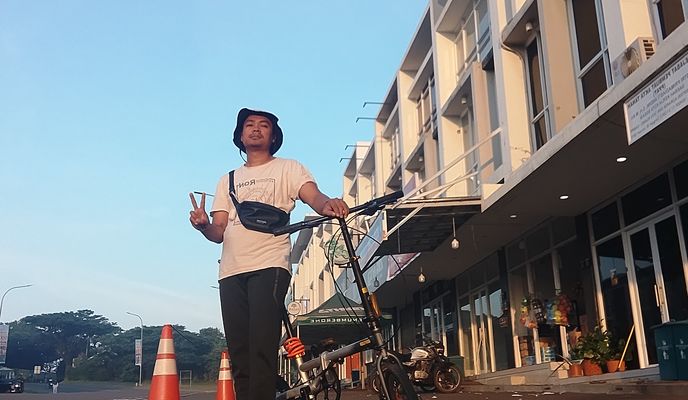 Photo 1 of the Bikemap route "jajal sepeda lipat teteh"