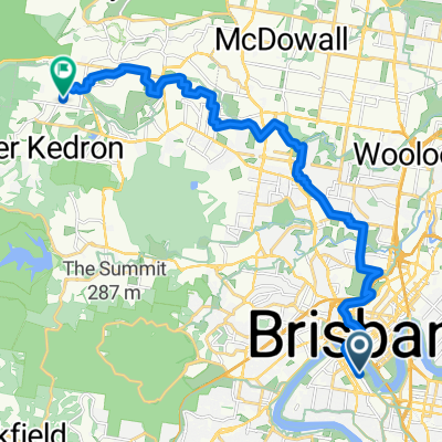 Little Stanley St, South Brisbane to McGinn Rd, Ferny Grove