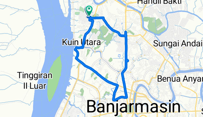 Jalan HKSN Kompleks Amd Permai No.199 to Jalan HKSN Kompleks Amd Permai No.199
