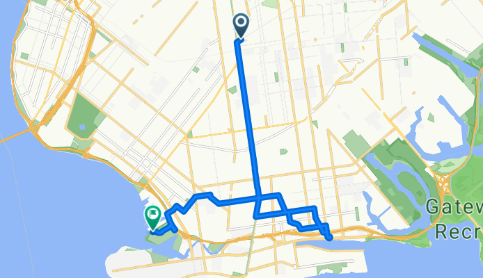 Route in Brooklyn