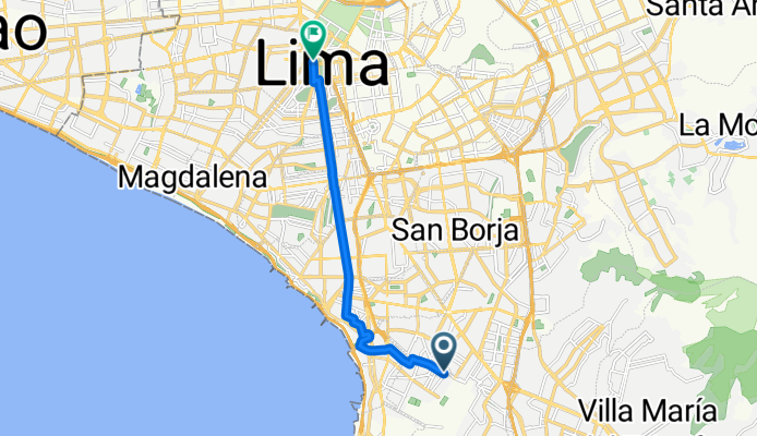 Ruta hacia La Estación Central