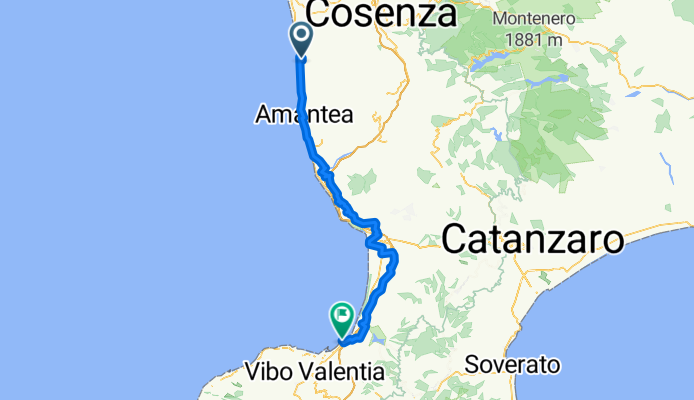 Via Ospedale, Fiumefreddo Bruzio nach Vico I a Mare, Pizzo