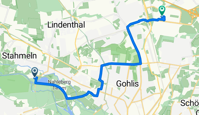 Nordwest, Leipzig nach Messe-Allee, Leipzig