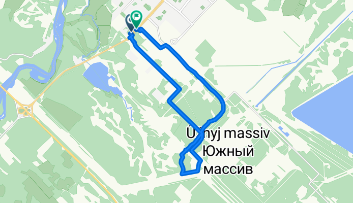 От дома через канал