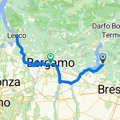 Route von Via Santa Giulia, Sulzano